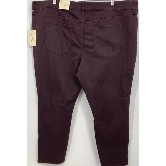 Universal Thread Plus 14W 14 Plum Skinny Jeans Smooth Sculpts Stretch New B80 - Picture 3 of 9
